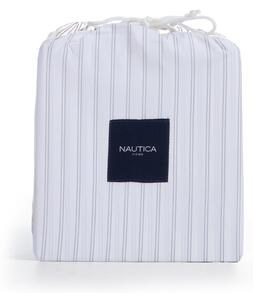 Παπλωματοθήκη Υπέρδιπλη (Σετ 220x240) Nautica By Nef-Nef Homeware Nau Coast Γκρι,Λευκό