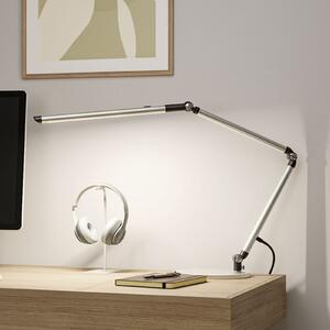 Paulmann Λάμπα γραφείου LED FlexBar, ασημί, 36 cm, CCT, ρυθμιζόμενος, Μεταλλικό, Μελέτη / Γραφείο, Αλουμίνιο, σύγχρονο