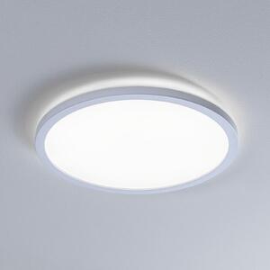 Paulmann LED Panel Atria Shine, Ø29cm λευκό IP44 4000K on/off, Λευκό, Μελέτη / Γραφείο, Πλαστικό, σύγχρονο