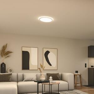 Paulmann LED Panel Atria Shine Ø40cm λευκό IP20 3000K on/off, Λευκό, Μελέτη / Γραφείο, Πλαστικό, σύγχρονο