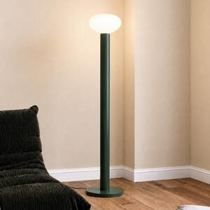 ALDEX Φωτιστικό δαπέδου Flo, πράσινο, ύψος 138 cm, 1 λάμπα, γυαλί, Πράσινο, Σαλόνι / τραπεζαρία, Μέταλλο, σχεδιασμός