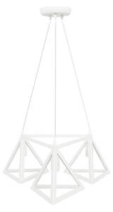 Φωτιστικό Οροφής Τρίφωτο Heronia Giza White 35-0100