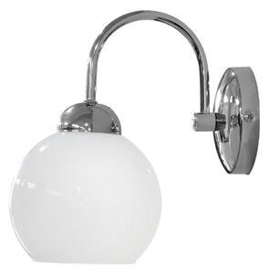 Φωτιστικό Μπάνιου Heronia Ovo Nikel/White 31-1207