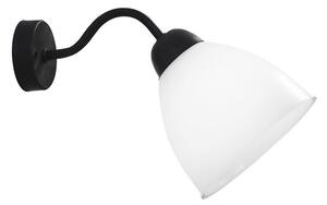 Απλίκα Τοίχου Heronia Ovo Black/White 31-1193