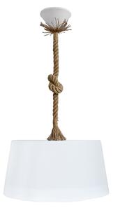 Φωτιστικό Οροφής Μονόφωτο Heronia Rope White 31-1351