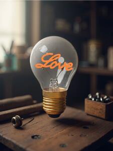 Sinsay - Διακοσμητική λάμπα LED σε σχήμα λαμπτήρα Edison - εντονο ροζ