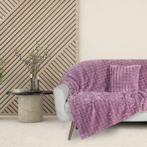 Κουβέρτα Καναπέ 1358 Fleece Dusty Purple Das Home