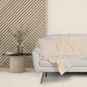 Κουβέρτα Καναπέ 1356 Fleece Ivory Das Home