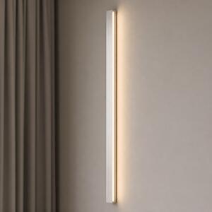 Lucande Φωτιστικό τοίχου LED Kinsley, 90 εκ., νικέλιο, με δυνατότητα ρύθμισης, ρυθμιζόμενος, Μεταλλικό, Σαλόνι / τραπεζαρία, Μέταλλο, σύγχρονο