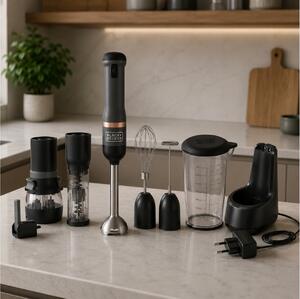 Ραβδομπλέντερ Black+Decker BCKM1016KSG-QW με ισχύ 7.2V και 5 ταχύτητες
