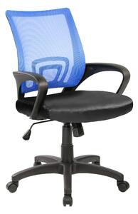 Velco pro Systems Καρεκλα Γραφειου Παιδικη Γαλαζια -Μαυρη - Διαστασεις 55x49x86/96cm - Επιφανεια: Διατρητο & pvc