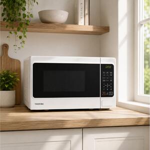 Φούρνος μικροκυμάτων Toshiba MM-EM20PWH με χωρητικότητα 20L και ισχύ 800W - White