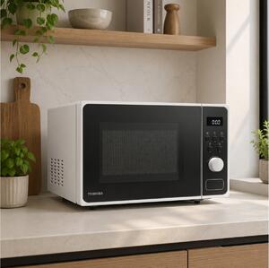 Φούρνος μικροκυμάτων Toshiba MM2-AM23PFWH με χωρητικότητα 23L και ισχύ 800W - White