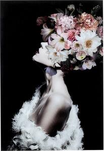 Πίνακας Γυάλινος Flowery Beauty 80x0.4x120εκ
