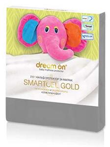 Προστατευτικό στρώματος Dream On, SMARTCEL GOLD Baby Grey 21, 60x120