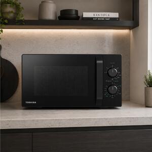 Φούρνος μικροκυμάτων Toshiba MW2-MG20PBK με χωρητικότητα 20L και ισχύ 800W - Black