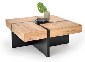 SEVILLA, c.table, craft oak / black DIOMMI V-PL-SEVILLA-LAW