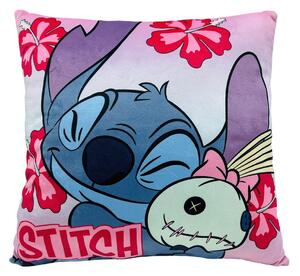Διακοσμητικό Μαξιλάρι Βελουτέ 2 Όψεων (38x38) Dimcol Stitch 613 Pink