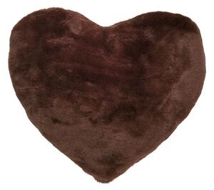 Amo la Casa Μαξιλαράκι Διακόσμησης Super Soft Fur 40x40 - Brown Heart