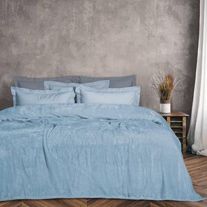 Das Home Κουβερτα Velour Monh 1344 Γαλαζιο