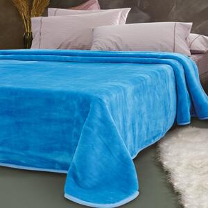 Κουβερτα Υπερδιπλη Velour 220x240 Tyrol Turqouise