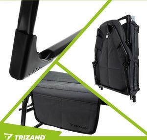 Αναδιπλούμενο κρεβάτι κατασκήνωσης Trizand φορητό τουριστικό camping με τσάντα μεταφοράς