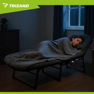 Αναδιπλούμενο κρεβάτι κατασκήνωσης Trizand φορητό τουριστικό camping με τσάντα μεταφοράς