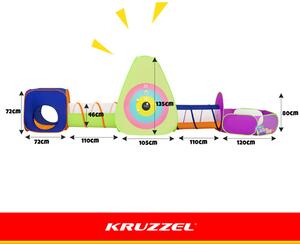 Παιδική σκηνή παιχνιδιού 5 σε 1 Kruzzel με σήραγγες