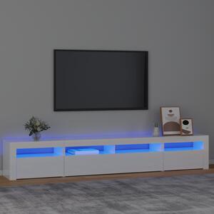 VidaXL Έπιπλο Τηλεόρασης με LED Γυαλιστερό Μαύρο 240x35x40 εκ