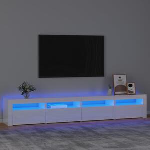 VidaXL Έπιπλο Τηλεόρασης με LED Γυαλιστερό Μαύρο 240x35x40 εκ