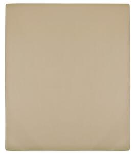 VidaXL Σεντόνια με Λάστιχο 2 τεμ. Taupe 160x200 εκ. Βαμβακερό Ζέρσεϊ