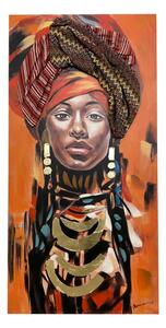 Πίνακας σε καμβά Afro Inart 70x3x140εκ