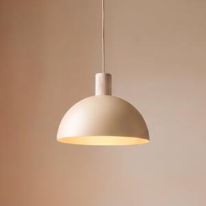 TK Lighting Κρεμαστό φωτιστικό Oslo, χρώμα άμμου, μέταλλο, Ø 34 cm, E27, ρυθμιζόμενος, Μπεζ, Σαλόνι / τραπεζαρία, Μέταλλο, σύγχρονο