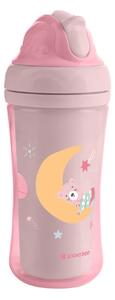 Παγούρι 220ml Με Καλαμάκι Kikka Boo Moony Me Pink