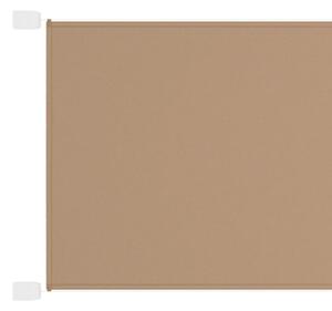 VidaXL Τέντα Κάθετη Taupe 60 x 360 εκ. από Ύφασμα Oxford