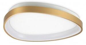 Πλαφονιέρα Φωτιστικό Οροφής On-Off LED 23W IP20 3000K Gemini Ideal Lux 328034 Ορείχαλκος