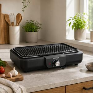 Ηλεκτρική Ψησταριά Severin PG8556 με ισχύ 2300W, ρυθμιζόμενο θερμοστάτη και επιφάνεια ψησίματος 37x29cm - Black