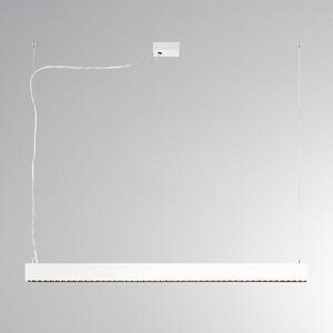 Molto Luce Κρεμαστό φωτιστικό LED PERFORA PROLINE M, λευκό, 106 cm, DALI up/down, ρυθμιζόμενος, Λευκό, Σαλόνι / τραπεζαρία, Αλουμίνιο, σύγχρονο