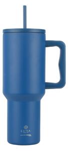 Κούπα Θερμός Με Λαβή & Καλαμάκι 1.2lt Estia Save The Aegean Tumbler Denim Blue 01-32234