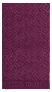 Πετσέτα Θαλάσσης (90x170) Feel & Touch Icon Aubergine