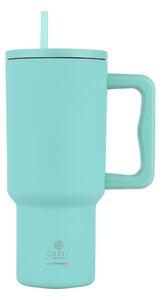 Κούπα Θερμός Με Λαβή & Καλαμάκι 900ml Estia Save The Aegean Tumbler Bermuda Green 01-32135