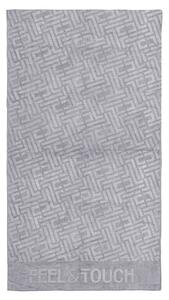 Πετσέτα Θαλάσσης (90x170) Feel & Touch Icon Titanium