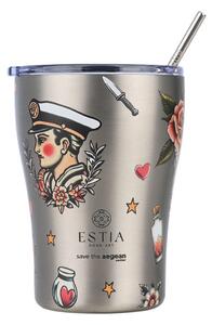 Ποτήρι Θερμός 350ml Estia Save The Aegean Old School Ink 01-31770