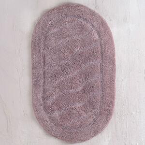 Πατάκι Μπάνιου Οβάλ (50x80) Rythmos Oval Μωβ