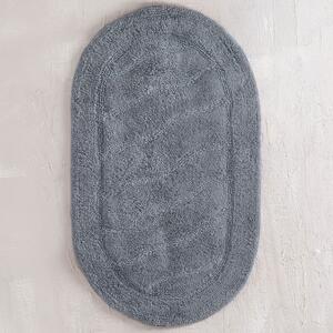 Πατάκι Μπάνιου Οβάλ (50x80) Rythmos Oval Γκρι