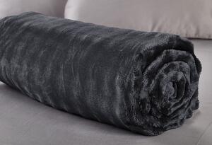 Κουβέρτα Fleece Μονή (160x220) Whitegg KB158 Μαύρο