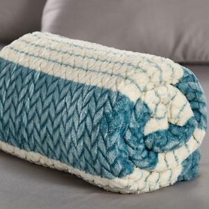 Κουβέρτα Fleece Υπέρδιπλη (220x240) Whitegg KB159 Πετρόλ