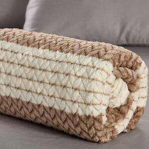 Κουβέρτα Fleece Υπέρδιπλη (220x240) Whitegg KB159 Μπεζ
