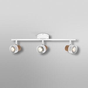 OSRAM Προβολέας οροφής CORK, λευκός, 3 λαμπτήρες, ρυθμιζόμενης έντασης, GU10, ρυθμιζόμενος, Λευκό, Σαλόνι / τραπεζαρία, Μέταλλο