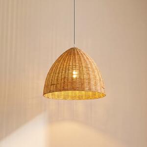 Lindby Φωτιστικό οροφής Laverne, Ø 40 cm, ρατάν, E27, ρυθμιζόμενος, Ξύλου, Σαλόνι / τραπεζαρία, Ξύλο, Σκανδιναβικό